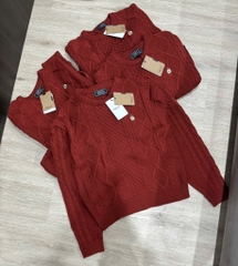 ÁO LEN GẤU WHO ĐỎ NỮ THU ĐÔNG