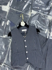 SET ÁO MIX CHÂN VÁY KẺ NỮ