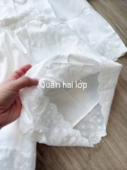 BỘ NGỦ BÈO REN TIỂU THƯ NỮ SẴN (SALE 99k)