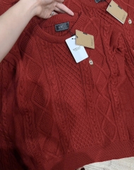 ÁO LEN GẤU WHO ĐỎ NỮ THU ĐÔNG