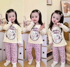 SET BỘ DÀI REN QUẦN TÍM BÉ GÁI SẴN
