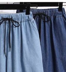 QUẦN BÒ GIẤY ỐNG SUÔNG 2 MÀU NỮ