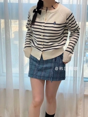 ÁO LEN CADIGAN GẤU WHO.AUU HOT HIT NỮ