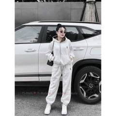 SET BỘ NỈ HAI DA MŨ 2 LỚP 2 MÀU NỮ THU ĐÔNG SẴN