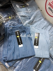 QUẦN SUÔNG KẺ ỐNG RỘNG NỮ