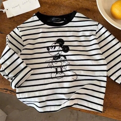 SET 2 ÁO MICKEY DÀI TAY BÉ TRAI BÉ GÁI SẴN
