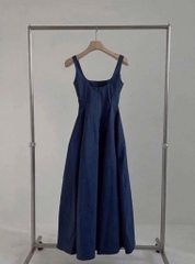 VÁY MAXI SN CỔ U CHẤT THÔ NỮ SẴN(XẢ 85k)