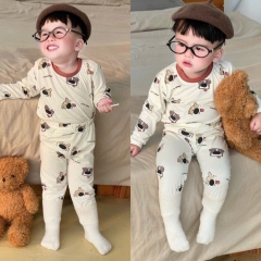 SET 2 BỘ DÀI COTTON CUTE PUPPY SIÊU CƯNG BÉ TRAI