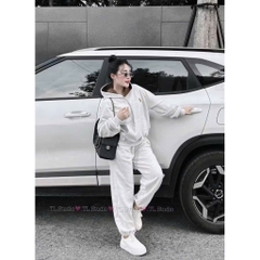SET BỘ NỈ HAI DA MŨ 2 LỚP 2 MÀU NỮ THU ĐÔNG SẴN