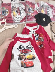SET 2 BỘ DÀI Ô TÔ ĐỎ GHI XINH XỈU BÉ TRAI(XẢ 99k)