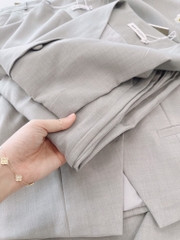 SET GHI 2 LỚP TAY LIỀN CÚC BỌC NỮ