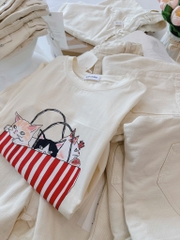 SET MÈO BẮP RANG BƠ MIX SOOC NỮ