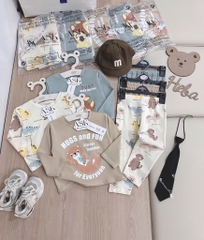 SET 3 BỘ DÀI ANIMALS TONE HÀN BÉ TRAI