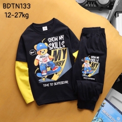 BỘ DÀI THUN COTTON XUẤT DƯ BÉ TRAI