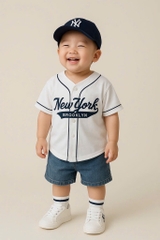 SET BỘ CỘC THỂ THAO NEW YORK QUẦN ĐÙI BÉ TRAI