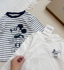 SET 2 ÁO MICKEY DÀI TAY BÉ TRAI BÉ GÁI SẴN
