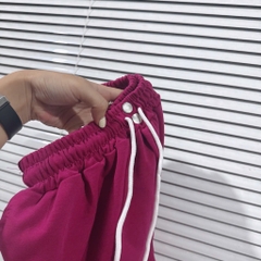 SET BỘ ÁO PHÔNG CÔ GÁI QUẦN ĐÙI HỒNG NỮ