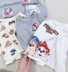 SET 3 BỘ DÀI PAW PATROL TRẮNG GHI BÉ TRAI