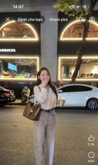 ÁO SƠ MI GU 2 TÚI NẮP TAY DÀI NỮ