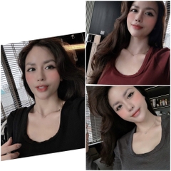 SET 3 ÁO DÀI TAY CỔ VUÔNG NỮ THU ĐÔNG
