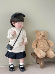 COMBO 3 ÁO PEE DÀI TAY BÉ GÁI BÉ TRAI SẴN (sale 89k)
