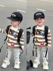 SET 2 BỘ DÀI PAW PATRAL TONE NÂU KẺ BÉ TRAI