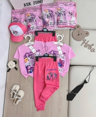 SET BỘ DÀI HỒNG HUNTRX QUẦN DÀI BOM BÉ GÁI SẴN