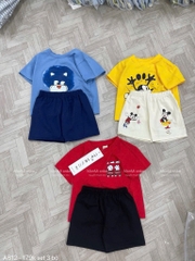 SET 3 BỘ ĐỎ VÀNG XANH CHO BÉ TRAI