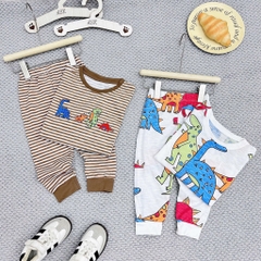 SET 2 BỘ DÀI KHỦNG LONG CHẤT XƯỢC BÉ TRAI (SALE 86k)