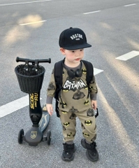 SET 2 BỘ DÀI BATMAN RÊU GHI BÉ TRAI