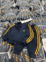 SET BỘ DÀI NỈ KHOÁC THỂ THAO THÊU NGỰA BÉ TRAI