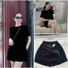 SET NHUNG PHỐI REN NƠ SAU NỮ THU ĐÔNG