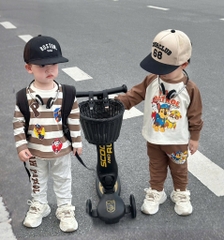 SET 2 BỘ DÀI PAW PATRAL TONE NÂU KẺ BÉ TRAI