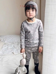 SET 2 BỘ DÀI HOMEWEAR CHÚ CHÓ TONE GHI BÉ TRAI