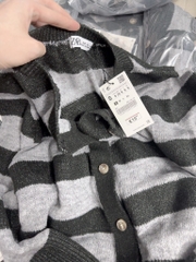 ÁO LEN CARDIGAN PHỐI KẺ ZRRR SẴN