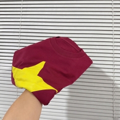 ÁO CỜ ĐỎ SAO VÀNG ĐỎ ĐẬM NỮ