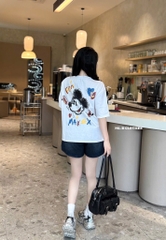 SET ÁO THUN GIẤY MICKEY KÈM QUẦN ĐÙI NỮ