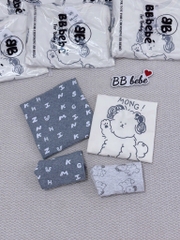 SET 2 BỘ DÀI HOMEWEAR CHÚ CHÓ TONE GHI BÉ TRAI
