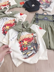 SET CỘC BỘ ĐỘI VIỆT NAM KÈM KHĂN QUÀNG BÉ TRAI