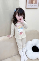 SET 2 BỘ DÀI MÈO HELLO KITTY TONE BE BÉ GÁI SẴN (SALE 99k)