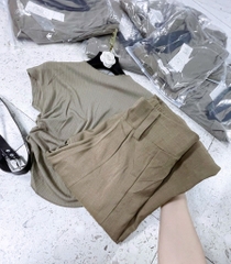 SET ÁO NÂU CHÂN VÁY NÂU NỮ