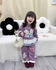 SET DÀI MICKY TÍM ĐẬM NHẠT BÉ GÁI