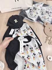 BỘ DÀI ÁO COTTON QUẦN CHÂN CUA MICKEY BÉ TRAI (SALE 59k)