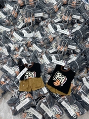 SET ÁO ĐEN QUẦN NÂU BÉ TRAI(XẢ 65k)