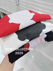 ÁO COTTON MÈO ĐI HIA CỘC TAY NỮ SẴN