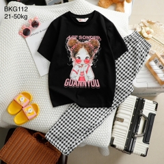 BỘ SIZE ĐẠI CAO CẤP QUẦN KẺ 6 MÀU BÉ GÁI