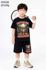 SET BỘ SIZE ĐẠI TUNG TUNG SAHUR CAPUCHINO BÉ TRAI