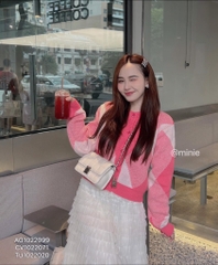 ÁO LEN CARDIGAN TRÁM HỒNG - BE - ĐEN ( XẢ 79k)