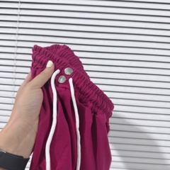 SET BỘ ÁO PHÔNG CÔ GÁI QUẦN ĐÙI HỒNG NỮ