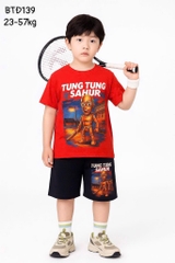 SET BỘ SIZE ĐẠI TUNG TUNG SAHUR CAPUCHINO BÉ TRAI